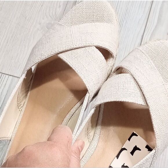 (27-4250) mysoft Women's Espadrille Wedge Sandals Sz 9.5 - Picture 8 of 9